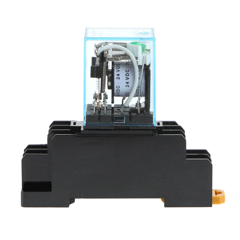 

8 Pin MY2NJ Relay 24 V DC Small Relay 5A DPDT Coil With Base Socket C15