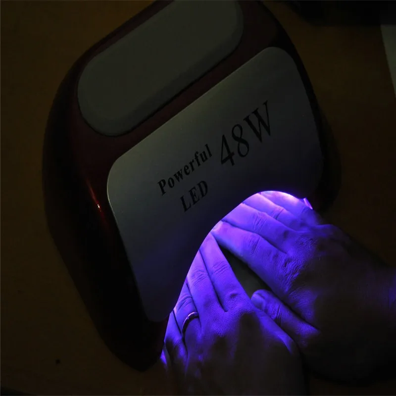 Профессиональный 48 Вт 110 В 220 В США ЕС штекер светодиодный гель для ногтей фотополимеризатор лак для ногтей светодиодный Уход за ногтями сушилка лампа для маникюра