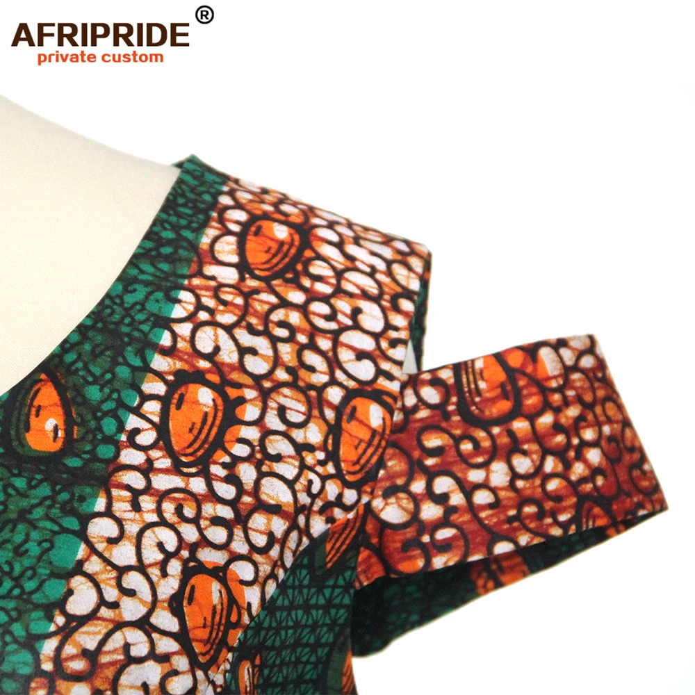 Африканские платья для женщин повседневные с коротким рукавом размера плюс дизайн Базен принт вечерние платья Бохо женское платье vestidos S1925005