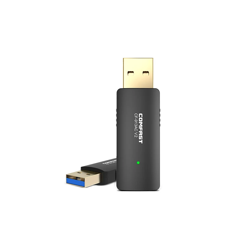 COMFAST 2,4G/5,0 GHz WiFi USB сетевой адаптер 1200 Мбит/с Беспроводная USB Сетевая карта AC двухдиапазонный USB 3,0 гигабитный маршрутизатор CF-913AC-V2