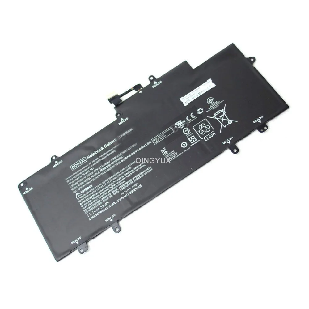QINGYUX BO03XL 11 1 В 32Wh Аккумулятор для ноутбука Hp Chromebook 14 X X013DX X015W X015WM x010nr Z серии HSTNN