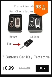 3 кнопки флип складной чехол для дистанционного ключа от машины для Chevrolet Cruze Aveo 2008- Fob Uncut Blade HU100