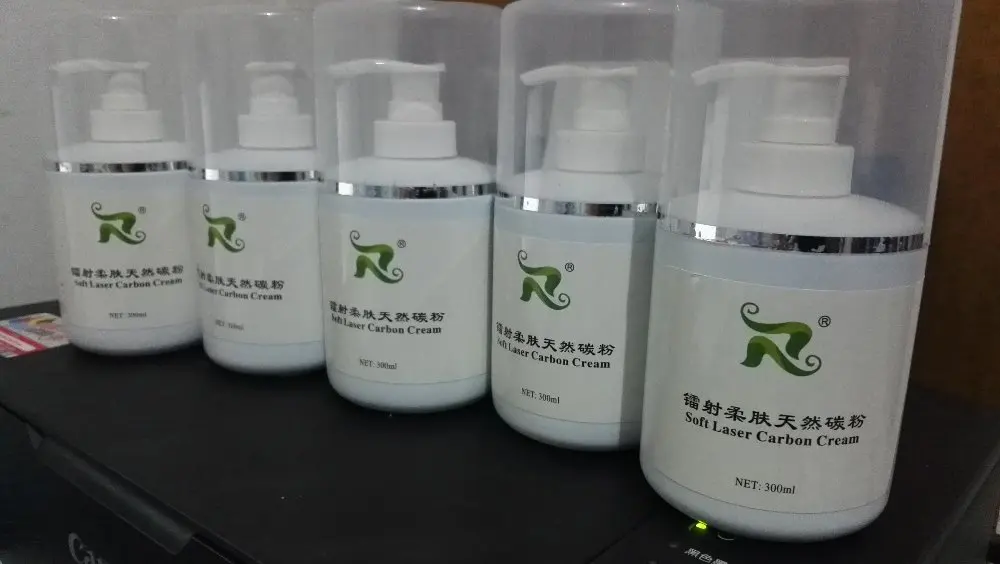 

300ml Soft Laser Carbon Cream gel for nd yag laser skin rejuvenation treatment 3 pcs per lot