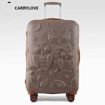

CARRYLOVE high quality Extra large volumebird of Minerva 18/24/28 inch size PC Rolling Luggage Spinner brand