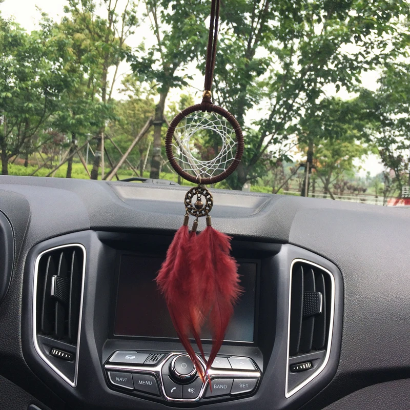 Small Car Hanging Dream Catcher Feather Decoration Car Small Car Hanging Dream Catcher Feather Decoration Car