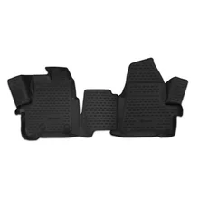 Коврики 3D в салон для FORD Transit(1+2 seats)-, 2шт.(полиуретан) противоскользящий не боится грязи коврик