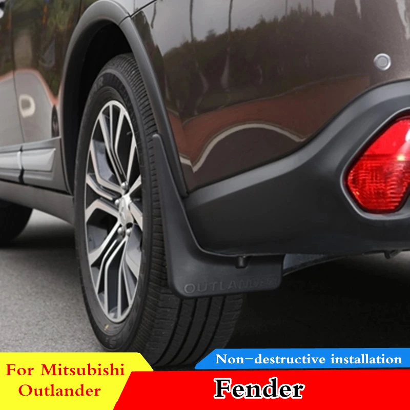 

For Mitsubishi Outlander 2013 2015 2016 2017 2018 Splash Guards Mud Flap Mudguards Fender Exterior Accessories Decorative Tires