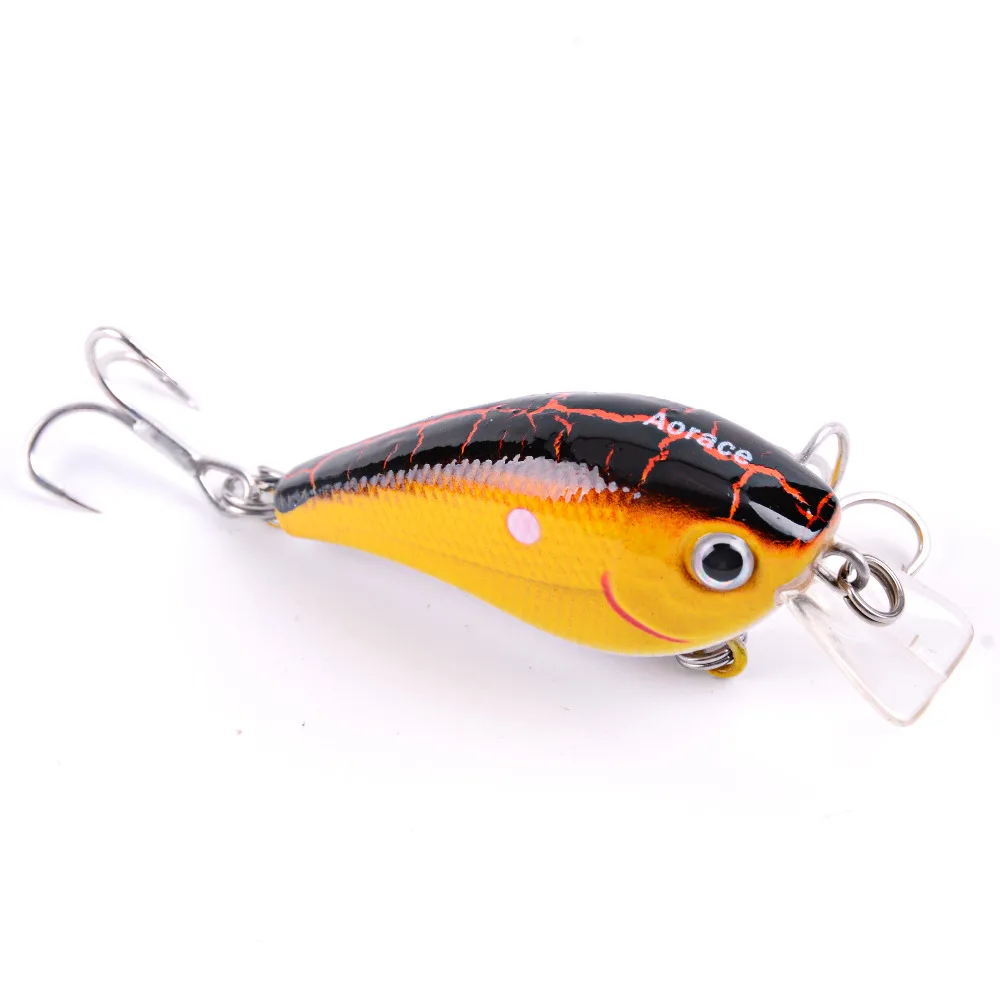 

3D Crank Fishing Lures Crankbaits Artificial Wobblers Slow Sinking Lifelike Hard Baits For Carp Isca Pesca 6.1g 5.6cm