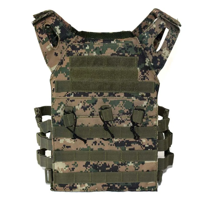 JPC военный несущий тактический жилет для мужчин охотничий страйкбол пейнтбол снаряжение защитный жилет армейский боевой тренировочный жилет - Цвет: Jungle Digital