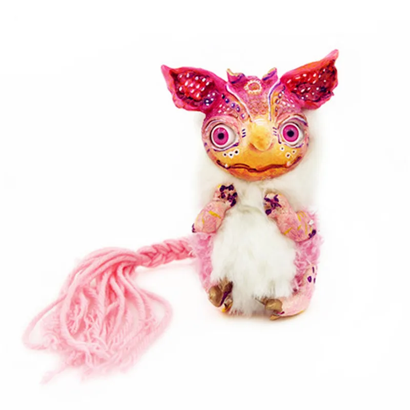 

Street Art Toy Pink SPIRIT WORM BRIAN Simulation Animal Composite Material Action Figure Model Toy G1210