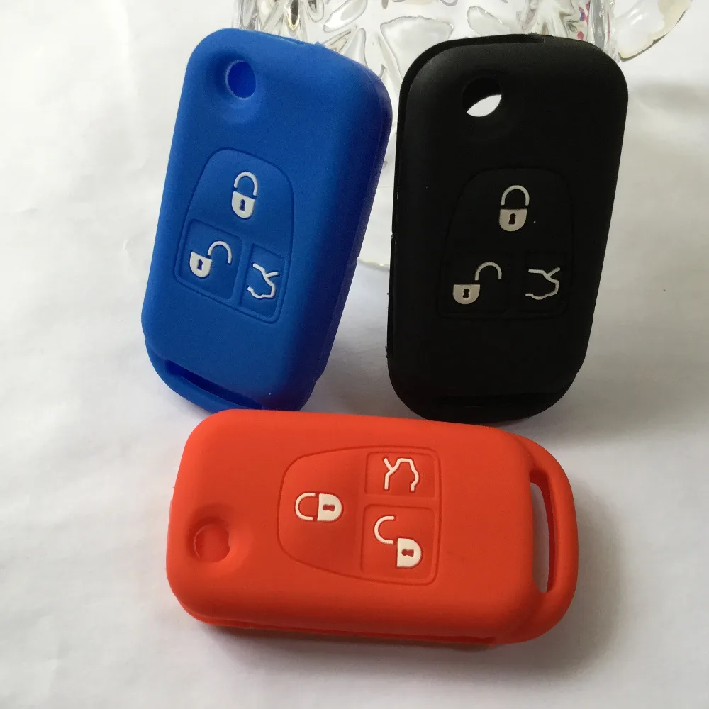 Car Key Fob Cover for Mercedes Benz Silicone Rubber Case