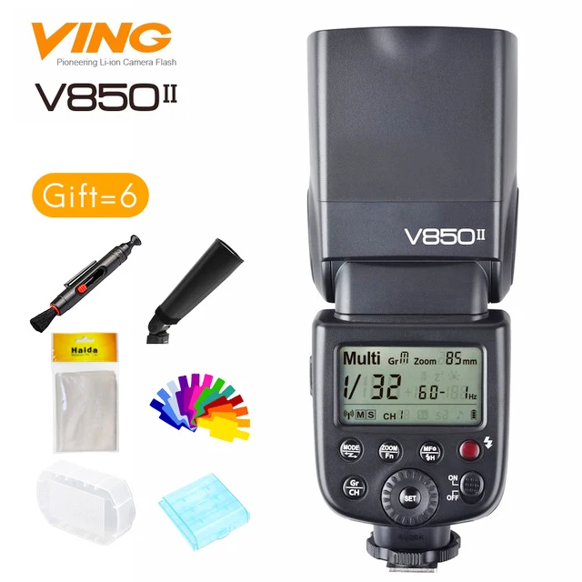 Godox V850 V850II GN60 Flash Light 2.4G Wirless X System Speedlight w