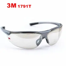 3M 1791T серебро светоотражающие линзы очки для дома и улицы, для спорта, для катания анти-УФ противоударной защитной плёнки очки Анти-пыль защитные очки