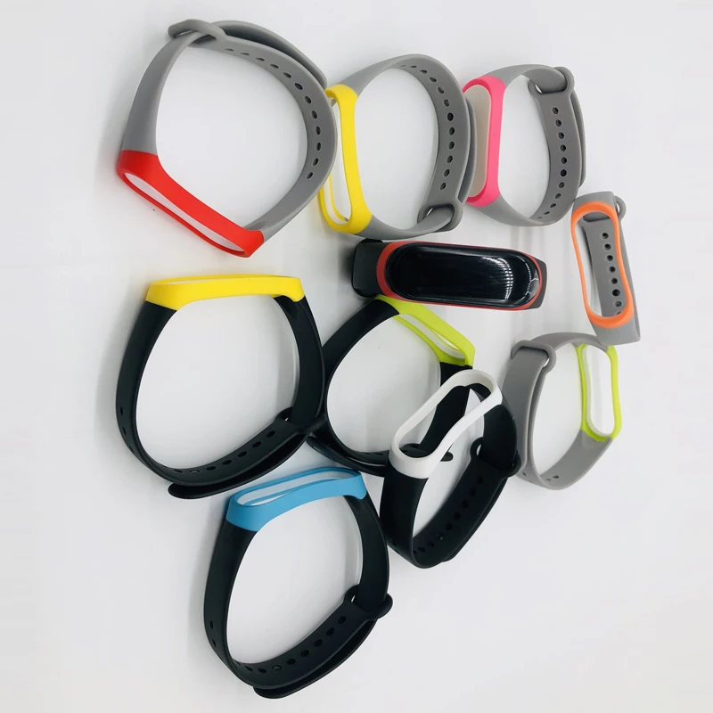 Ремешок для часов Mi Band 3 спортивный силиконовый браслет Аксессуары браслета band