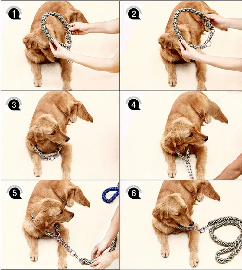 Большой Поводок для собак цепь поводок предметы для домашних животных нагрудный ремень собачий ошейник веревка золотистый ретривер Лабрадор прочный поводок FN P1