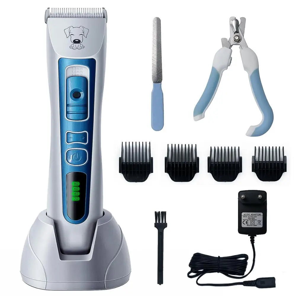 

Surker Dog Hair Clipper Professional pet grooming scissors Pet Hair Trimmer Cordless Rechargeable dog grooming machine