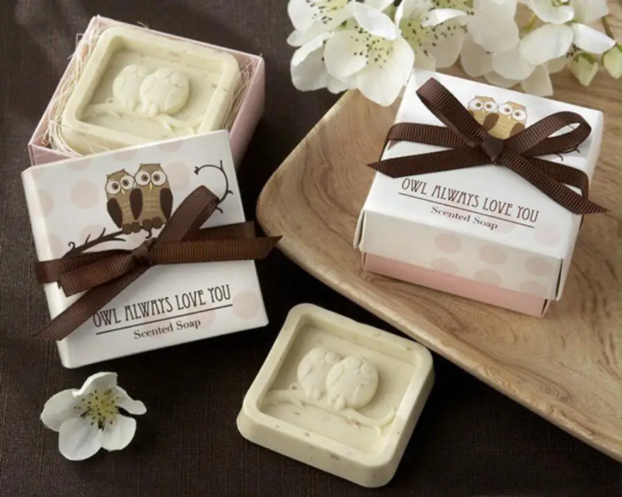 

Handmade Owl Design Bath Soap Wedding Valentine Party Love Gift Owl Soap 3MAR24dropship