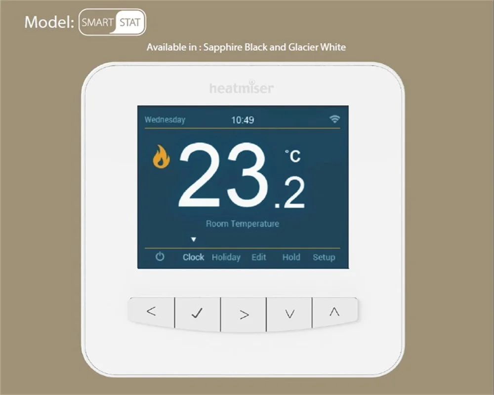 Programlanabilir Renkli Wifi Termostat Zemin Isıtma ve Kazan için Android ve IOS telefonlar tarafından Kontrol 15 gün teslimat içinde