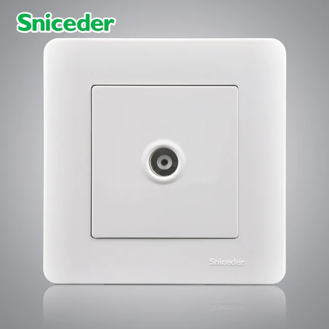 Scinder cable TV outlet type 86 CCTV outlet concealed wall panel TV