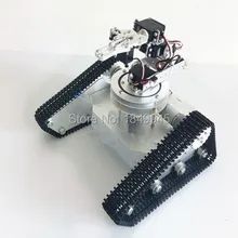 Препятствия-surмонтажный бак автомобиля с 6 dof рука робота шасси, высокий крутящий момент, металлическая структура, большая нагрузка, металлический механический захват