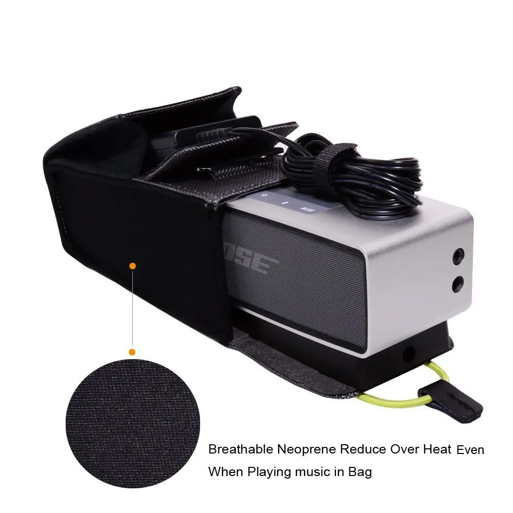 Hot Ing Black Nylon Travel Carry Protective Bag Speaker
