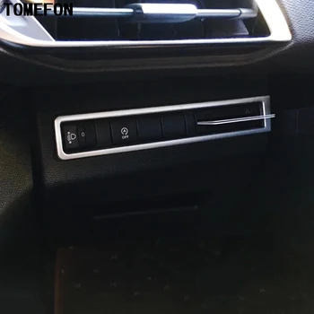 

TOMEFON ABS Matte Front Head Light Lamp Adjust Button Switch Cover Trim Stike Car Styling For Peugeot 3008 GT 2016 2017 2018