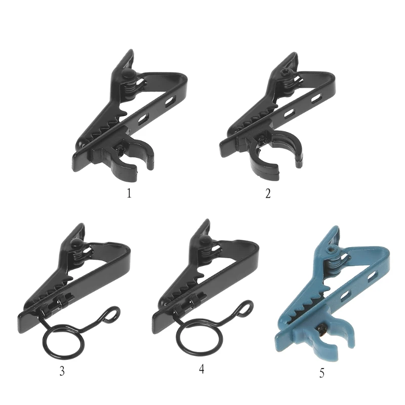 5 стилей микрофон нагрудный зажим для галстука Универсальный мини нагрудный петличный микрофон Микрофон зажим для зажима микрофон Замена кабеля зажим