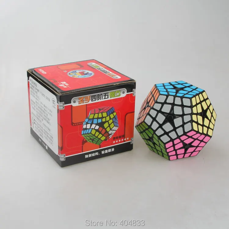 Shengshou 4*4 Kilominx черный/белый скоростной куб Cubo Magico развивающая игрушка Прямая поставка