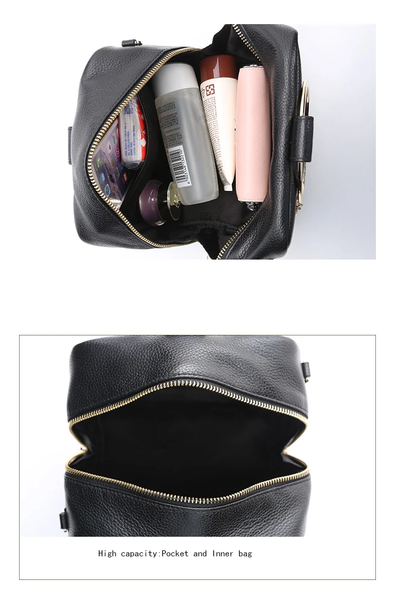 HONGU Luxury Cow Leather Handbags Women Bags Brands Ring Evening Purses Lady Mini Crossbody Shoulder Bags Female Messenger Totes     H5140080992 (11)