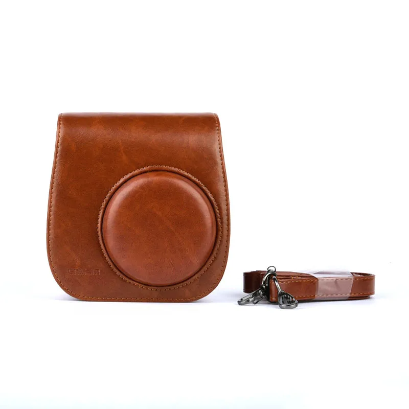 Leather Camera Bag Protect Case Pouch For Fujifilm Instax Mini 8 8 Mini 9 Cases Small