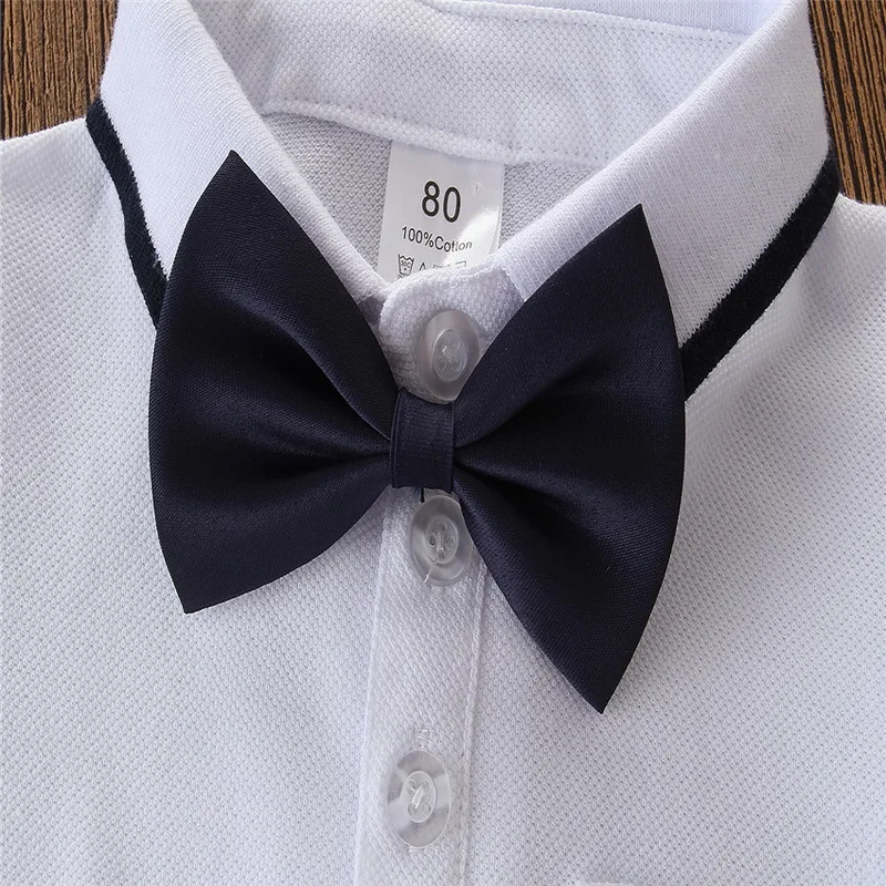 Goede Baby Boy Kleding Katoen Materiaal Jongens Kleding Set Peuter Jongens Korte Mouwen T Shirts + Shorts Sport Pak Set d20