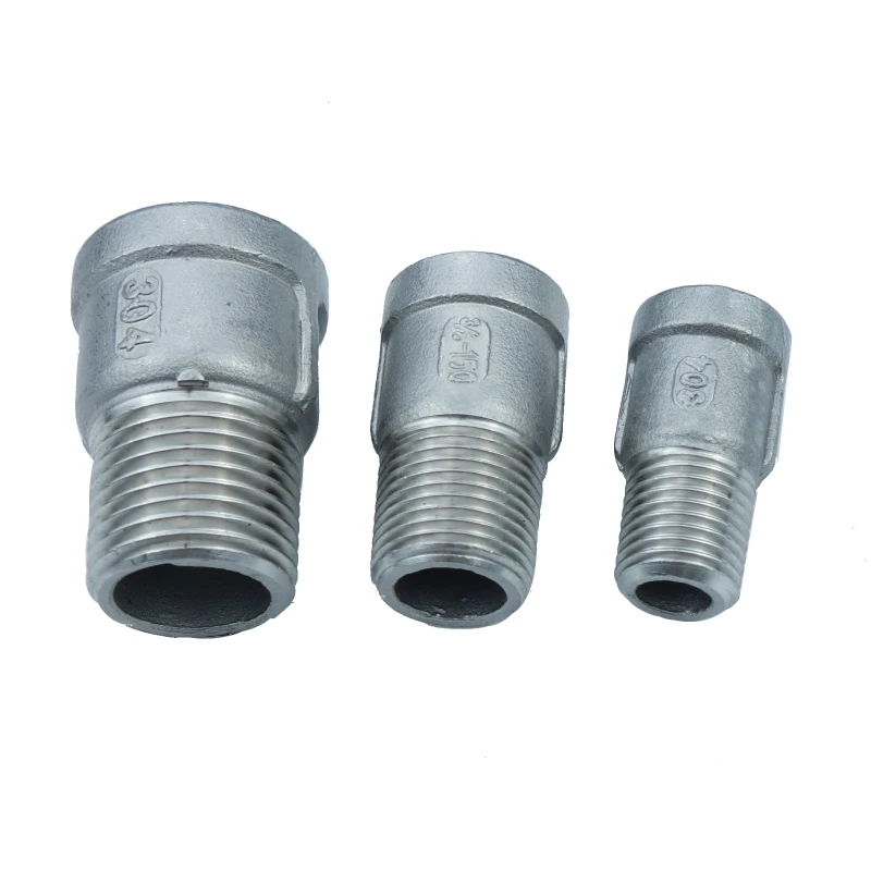 Stainless Steel SS304 Pipe Fittings Male x Female BSPP Equal Adapter