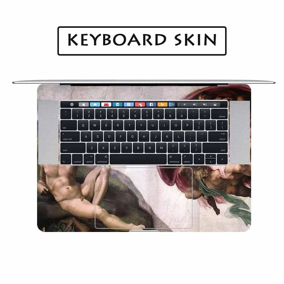 Genesis Bible Story микеланжело наклейка для ноутбука для Macbook Air 13 кожа Air Pro retina 11 12 15,6 дюймов Mac полное покрытие кожи