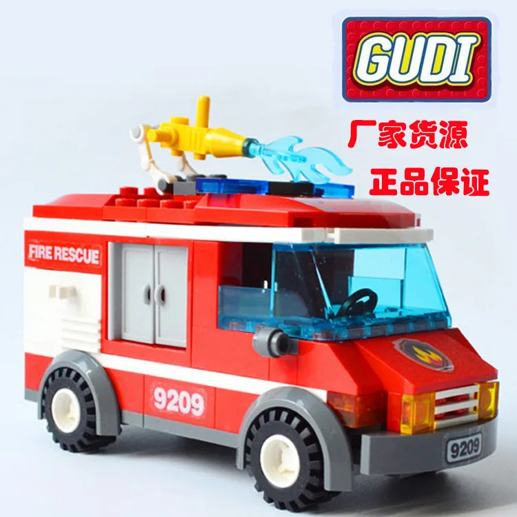G Model Compatible with Lego G9209 156PCS Fire Engine Models Building Kits Blocks Toys Hobby Hobbies For Boys Girls