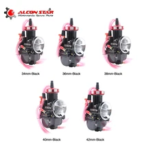 Alconstar-Air Striker Motorcycle PWK Carburetor 34 36 38 40 42mm 2T/4T Engine Fit ATV UTV Off Road Cafe Racer Pit Bike Racing Alconstar-Air Striker Motorcycle PWK Carburetor 34 36 38 40 42mm 2T/4T Engine Fit ATV UTV Off Road Cafe Racer Pit Bike Racing