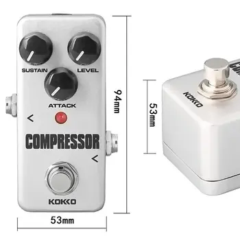 

FCP2 Mini Compressor Portable Guitar Effect Pedal Electric Bass Parts Accessory