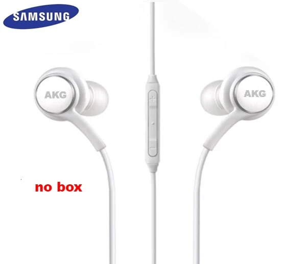 Samsung AKG EO-IG955 наушники 3,5 мм наушники-вкладыши с микрофоном Проводная гарнитура для samsung Galaxy S8 S9 s10 huawei xiaomi смартфон - Цвет: white no box