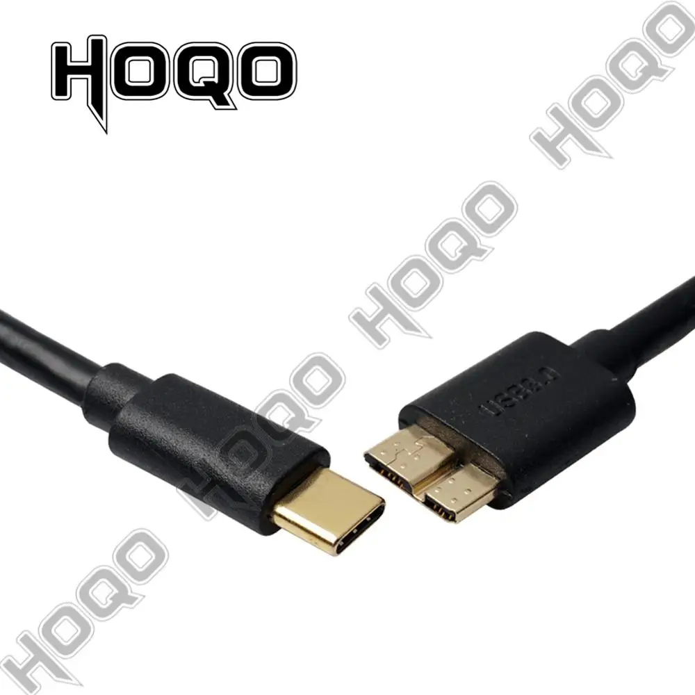 Позолоченный кабель USB 3 1 Type C к 0 Micro B USBC с шнур для Macbook Pro жесткий диск