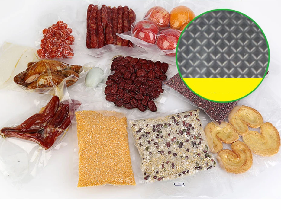 100 шт./лот пакеты для вакуумной упаковки 7*10 см кухонная техника вакуумный упаковщик упаковочная машина мешок для еды