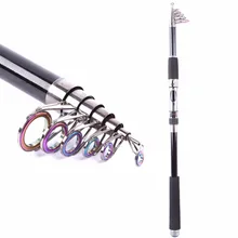 Whale Professional Fishing Rod Brand Portable Telescopic Boom Fishing Pole Carbon Fish Hand Sea Rod 2.1M 2.4M 2.7M 3.0M 3.6M
