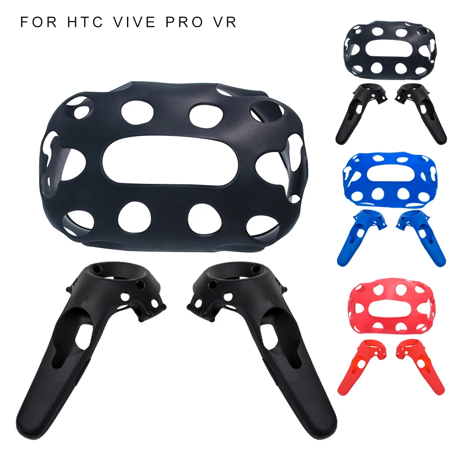 Для htc Vive Pro VR силиконовый чехол, VR очки, шлем, контроллер, ручка, чехол для htc Vive Pro, защитная гарнитура, ручка, оболочка