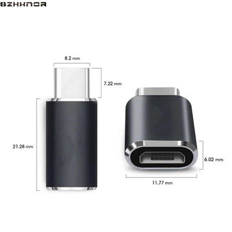 2 шт. из металла Тип C micro адаптер и конвертер USB для геймпада huawei P9 P10 V9 samsung galaxy s8
