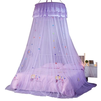 

Folding Hung Dome Mosquito Net Round Kids Conapy Baby Bed Canopy Mosquito Net Mesh Curtain Anti Insect Bed Tent For Adults dosel