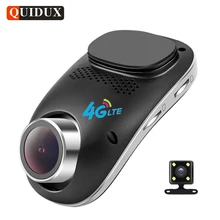 QUIDUX 4G Android Car video recorder hidden DVR Full HD 1080P Dashcam ADAS GPS Logger camera dual lens automovil Night Vision