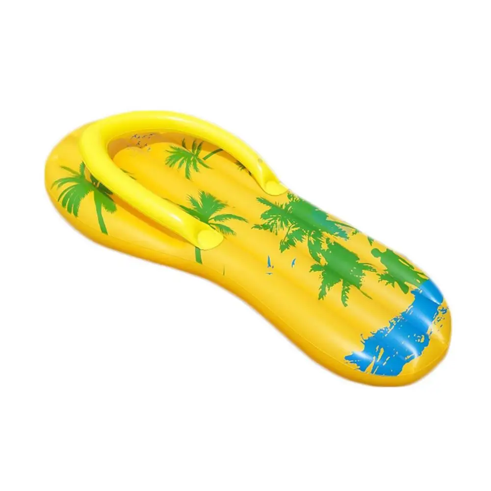 Best Water Inflatable Floating Row Photo Props Personality Flip flops Floating Pad Adult Swimming Pool Toys Floating Bed