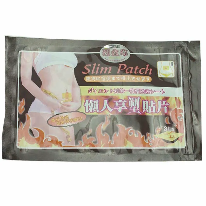 

100pcs/10bag Slim Navel Stick Patch Creams patch Chinese Herbal for Slimming to Lose Weight Loss Burning Fat