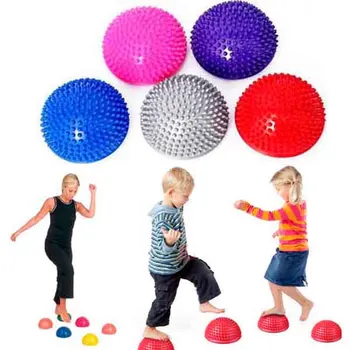 

massage foot massager point Half Ball foot care Fitness Appliance Exercise balance Ball stepping stones balance GYM YoGa Pilates