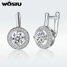 Высокое качество AAA CZ кристалл белого золота цвет серьги гвоздики для свадьбы Романтические Роскошные ювелирные изделия XCHE006