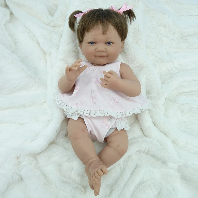 [SGDOLL] 2016 New 16" Lifelike Reborn Crying Dolls Silicone Vinyl Tear Baby Handmade Free