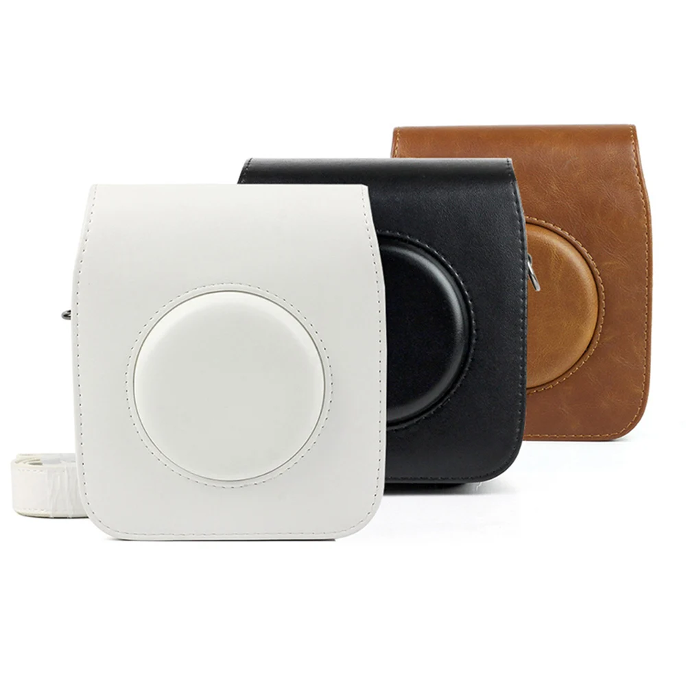 Сумка из искусственной кожи для камеры Instax Spuare SQ10/SQ20, Винтажный чехол с плечевым ремнем, защитный чехол для камеры